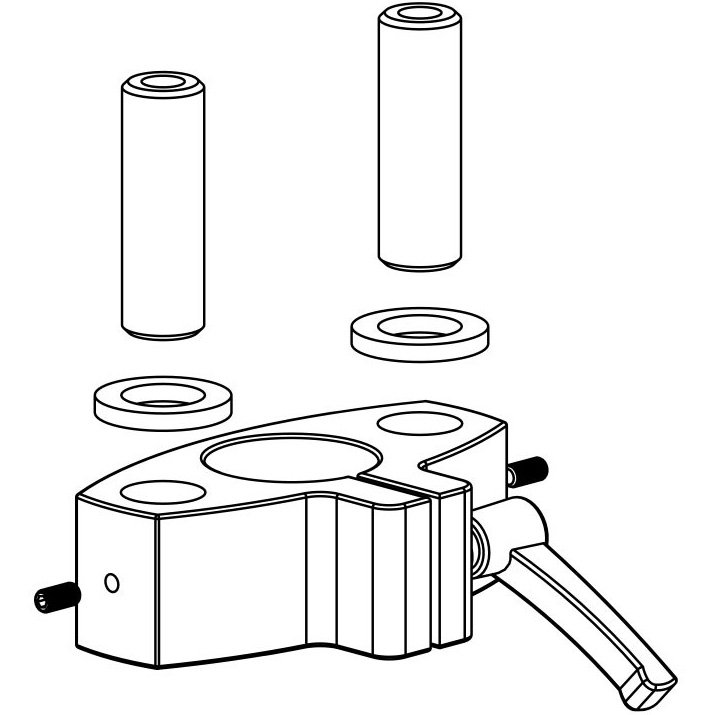 Workrite MON-MNTDPC-P Poise Replacement Pole Clamp