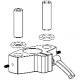Workrite MON-MNTDPC-P Poise Replacement Pole Clamp