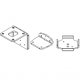Workrite SOL-HDWR1-CCG-B Solace C-Clamp and Hardware Kit