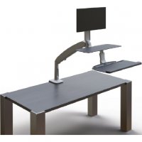 Workrite Solace 2 Single or Dual Monitor Sit-Stand Workstation
