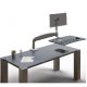 Workrite SOL-SINGLE-CCG-S Solace Single Sit-Stand Workstation