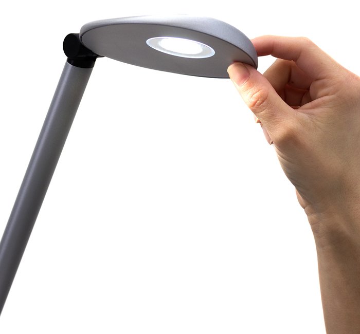 Workrite AST3-SA-WOB-S Astra 3 Single Arm LED Desk Task Light