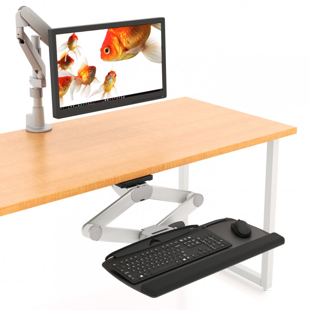 S2S Ultrathin Keyboard Tray System - Sitting