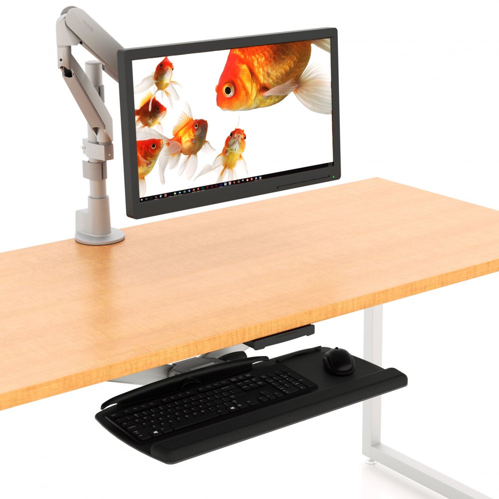 S2S Ultrathin Keyboard Tray System - Stowed