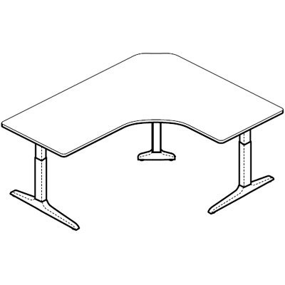 WorkRite Fundamentals EX Electric Large Offset Corner Workcenter