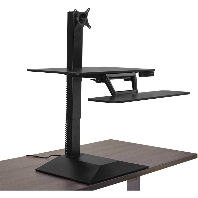 Workrite SOL-E-DT-B Solace Electric Standing Desk Converter