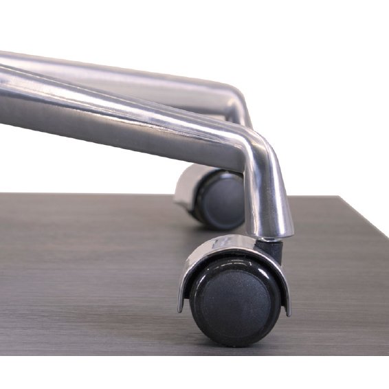 Twin wheel hooded Polyurethane caster wheels for use on any surface