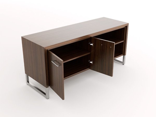Advent Credenza - Door with Shelves - Open Shelves - Open