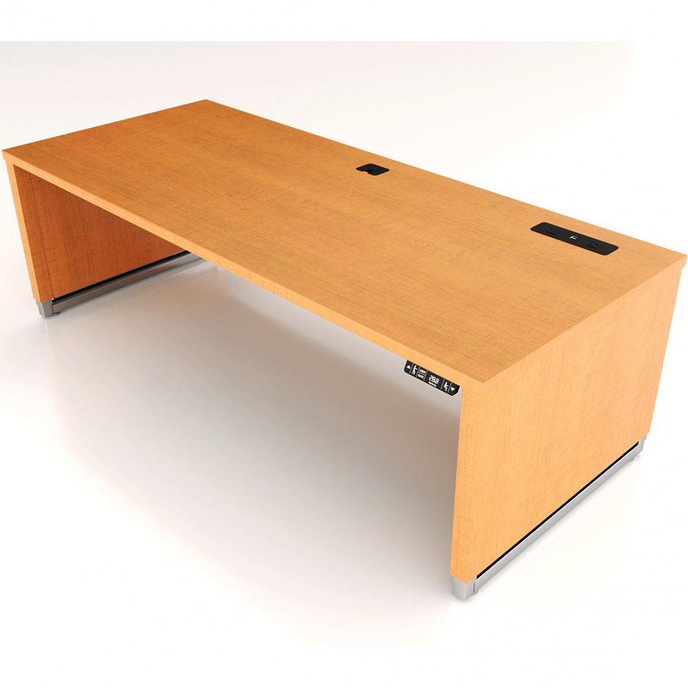 Workrite ADV-7230 Advent Desk - Cherry laminate color with low position