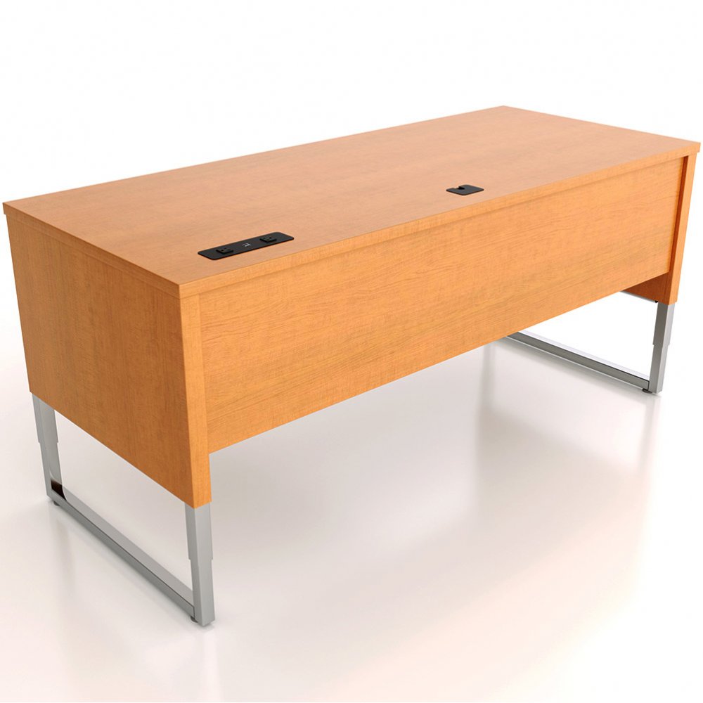 Workrite ADV-7230 Advent Desk - Cherry laminate color with mid position