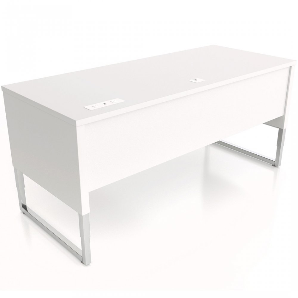 Workrite ADV-7230 Advent Desk - White laminate color with mid position