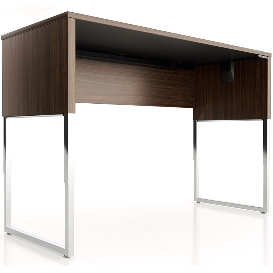 Workrite ADV-7230 Advent Desk - Walnut laminate color with high position