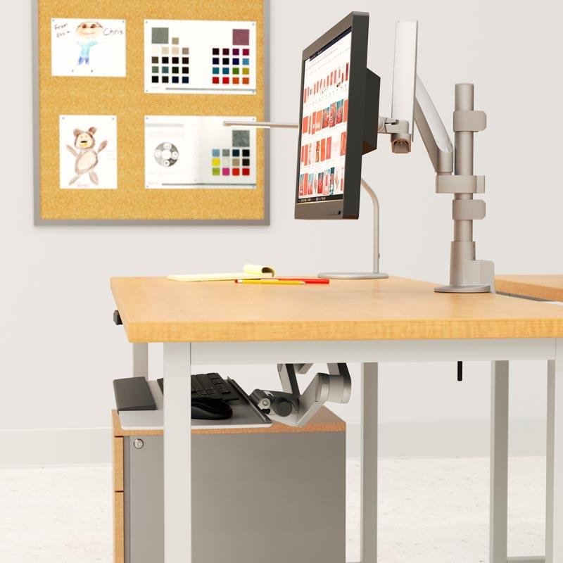 Solace Stealth Single Monitor Stowed