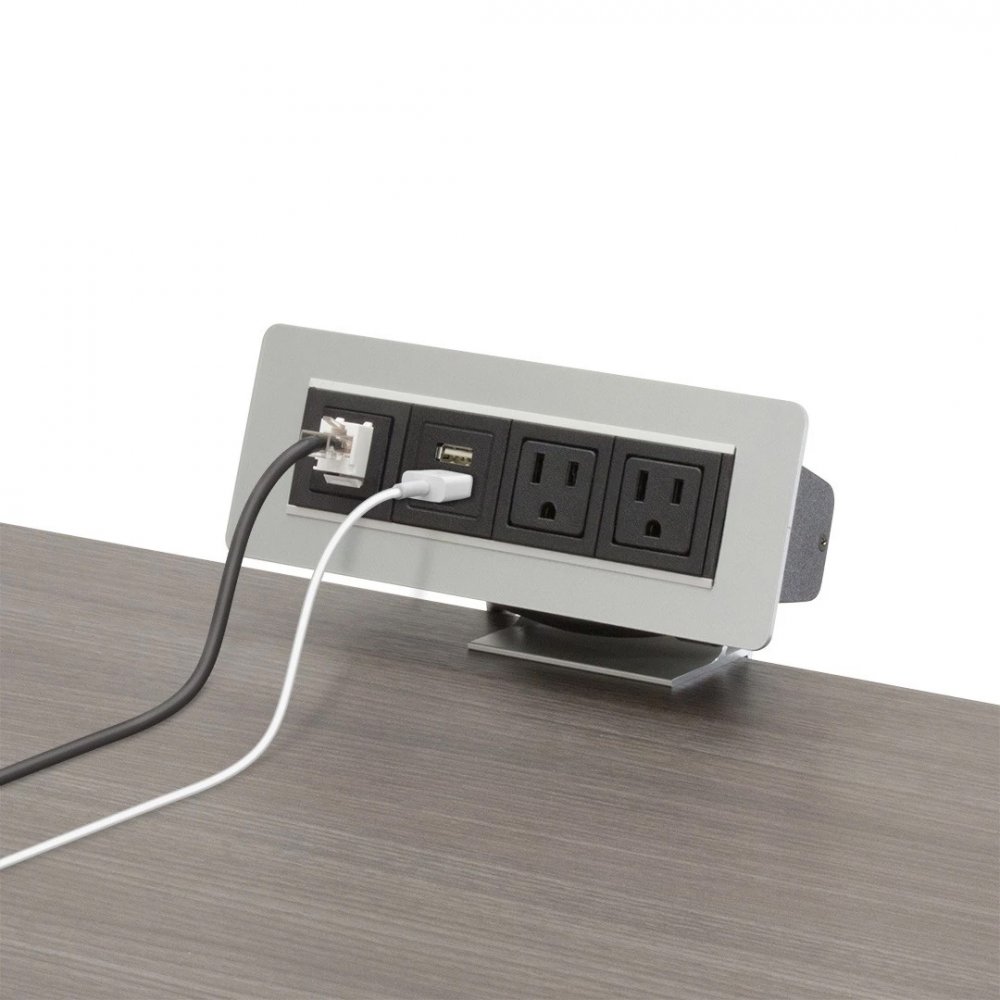 Workrite 95304-S Power USB Data Supply - Silver