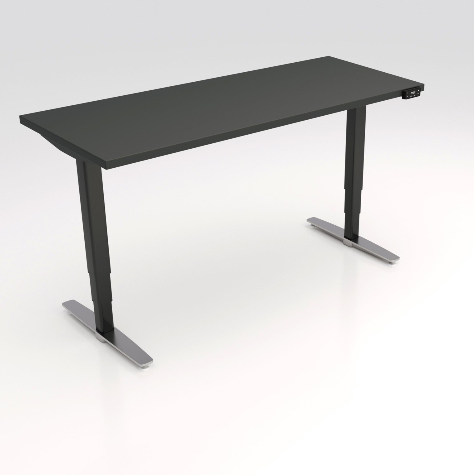 Workrite Sentinel Rectangular 3-Stage, 2-Leg Electric Sit Stand Desk
