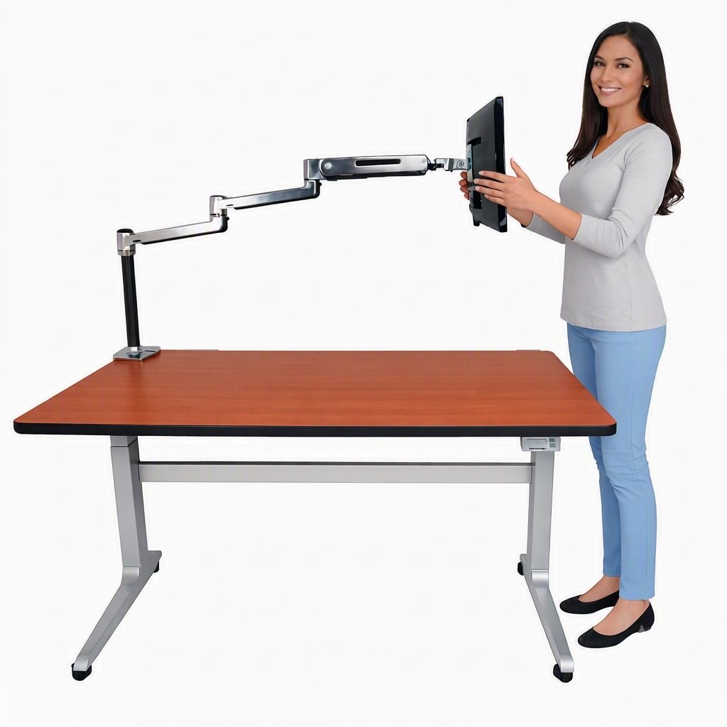 WorkRite Sierra HX Rectangular Electric Height Adjustable Table
