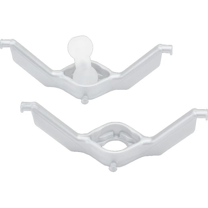 Workrite Cable Chain Trough Mount Kit in white