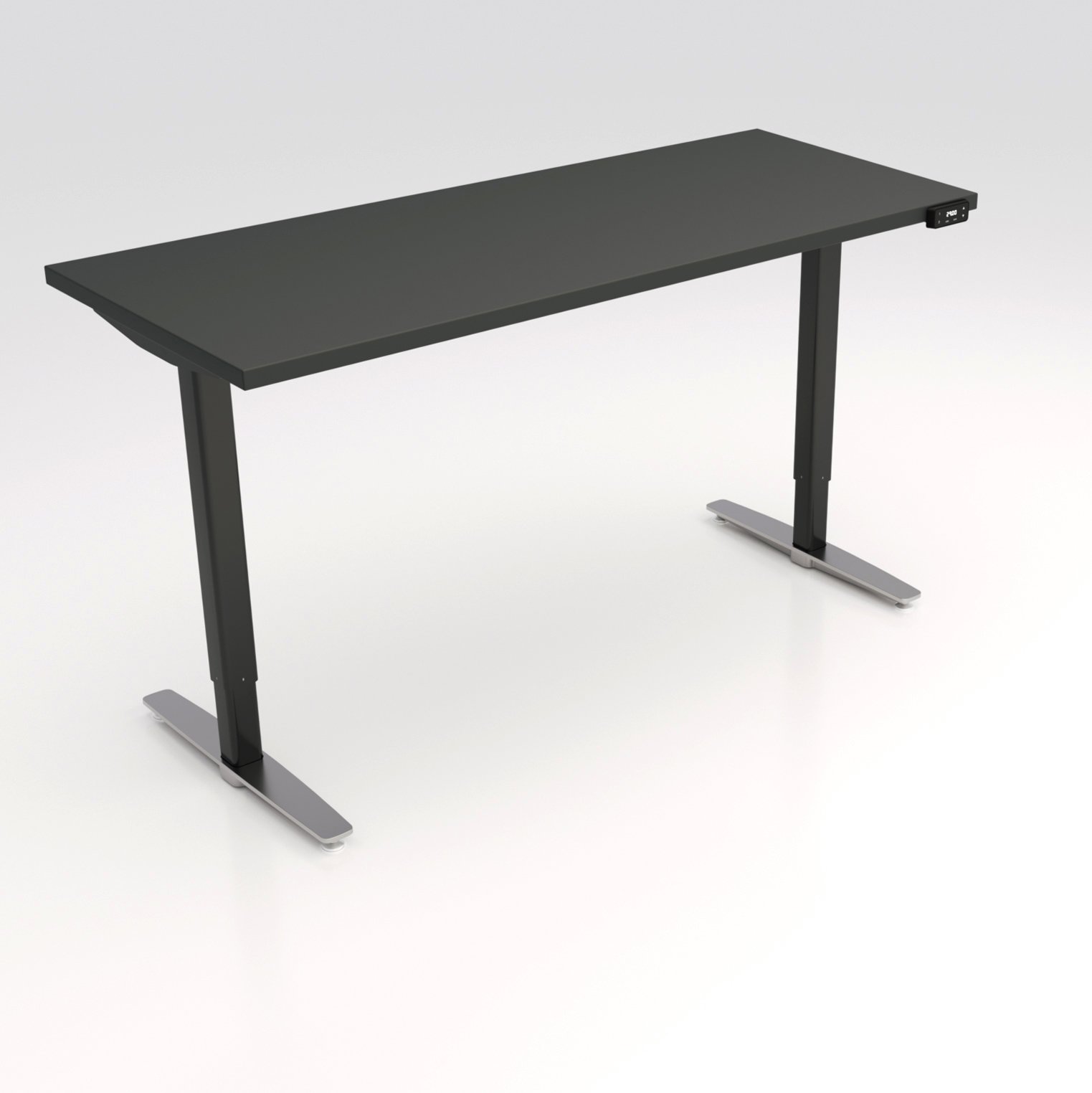 Workrite Sentinel Rectangular 2-Stage, 2-Leg Electric Sit Stand Desk