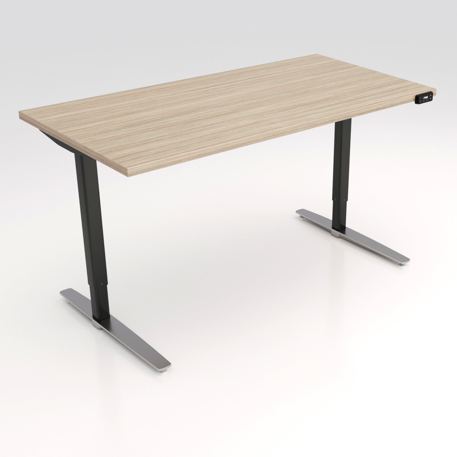 Workrite Sentinel Rectangular 2 Stage 2 Leg Electric Sit Stand Desk