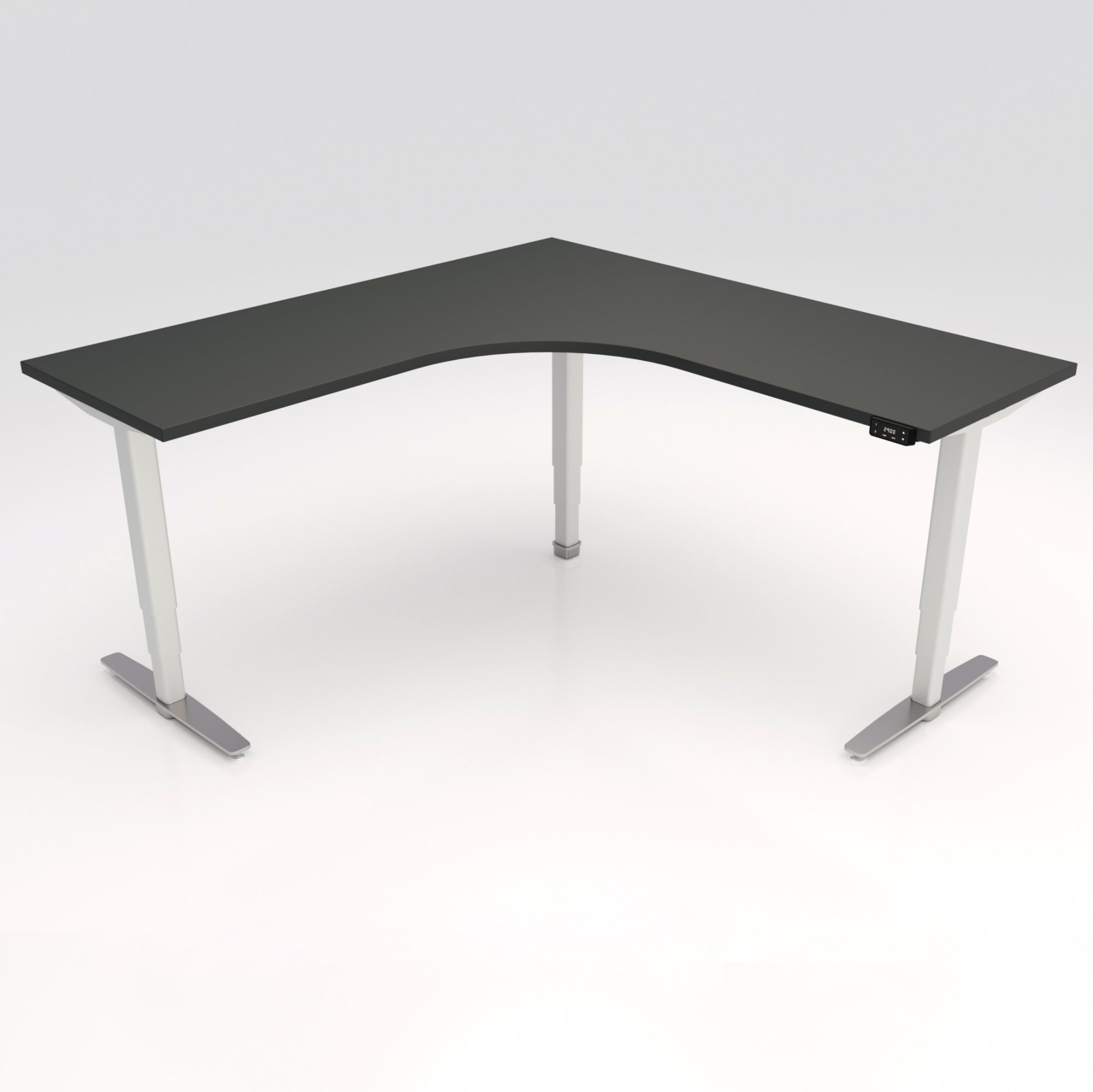 Workrite Sentinel Corner 3 Stage 3 Leg Electric Sit Stand Desk