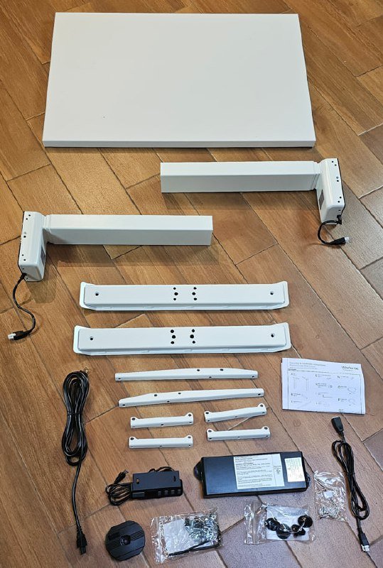 Workrite ASCENT4 EX Electric Rectangular 3-Stage, 2-Leg Workcenter