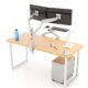 Workrite SOL-ST-DA Solace Stealth Dual Monitor Standing Desk Converter