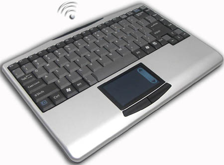Adesso WKB-4000US SlimTouch Wireless Mini Touchpad Keyboard