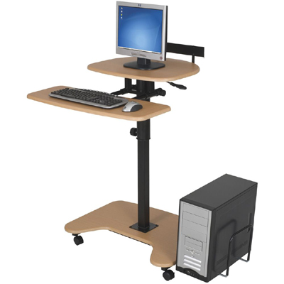 Balt 46572 Hi-Hi-Lo Pneumatic Adjustable Stand Up Workstation