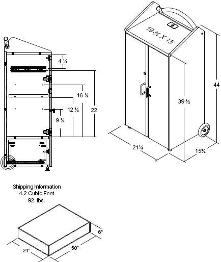 Dimensiona Diagram for Balt 89765 Rolz-2 Conference Center
