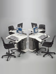 Balt 89782 Tilting keyboard platform. Tilt up or down for ergonomic comfort. Ergonomic keyboard platform adjusts in height and tilts up or down 15 degree for maximum comfort.
