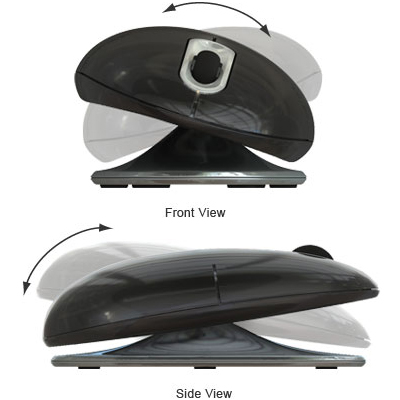 Smartfish ErgoMotion M2218B Wireless Ergonomic Laser Mouse