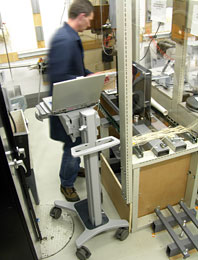 Ergotron Neo-Flex Mobile WorkSpace 24-182-055 Testing picture