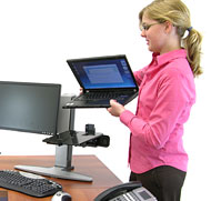 Application of Ergotron 33-331-057 Neo-Flex Combo Lift Stand