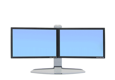 Animation of Ergotron Neo-Flex Dual Display Stand