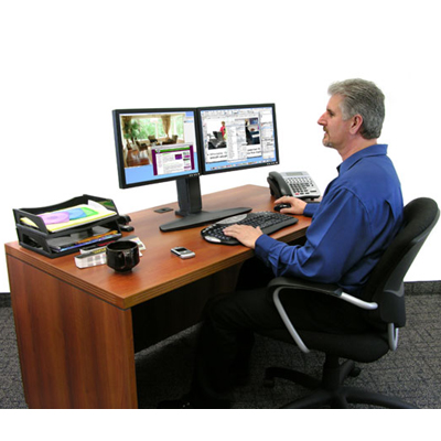 Inused Image of Ergotron 33-330-085 Neo-Flex Dual Monitor Lift Stand