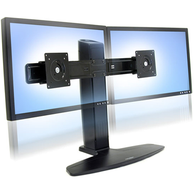 Ergotron 33-330-085 Neo-Flex Dual LCD Monitor Lift Stand