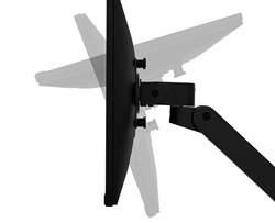 Increased screen tilt
