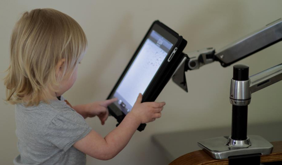Inused image of Ergotron 80-106-085 Universal Tablet Cradle