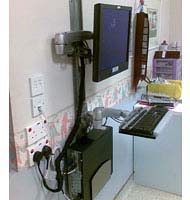Application of Ergotron 45-238-194 LX Wall Mount System