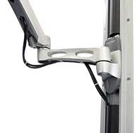 Ergotron 45-238-195 LX Wall Mount System with Cables