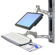 Ergotron 45-238-194 LX Wall Mount System Silver