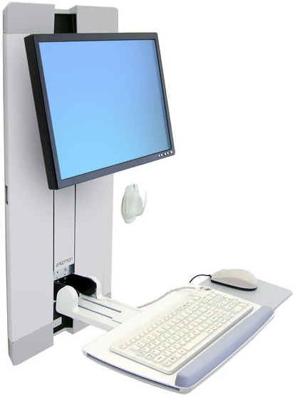 Ergotron 60-594-216 StyleView Vertical Lift for Patient Room 60594216