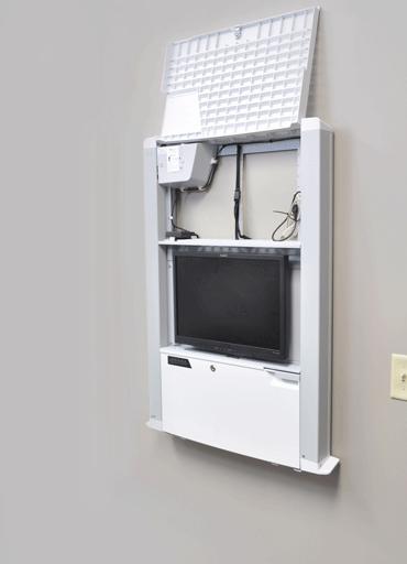 Animation of Ergotron 60-610-062 StyleView Sit-Stand Enclosure - White