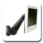 Ergotron 45-007-085 Wall Mount LCD Monitor Arm 400 series Black