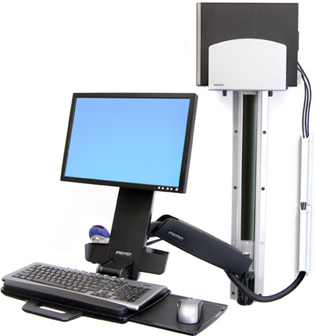 Ergotron 45-216-200 StyleView HD Combo System Black