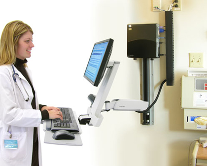 Application fo Ergotron 45-216-216 StyleView HD Combo System