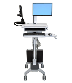 Animation of Ergotron Sit-Stand LCD Cart