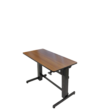 Animation of Ergotron 24-271-927 WorkFit-D, Sit-Stand Desk
