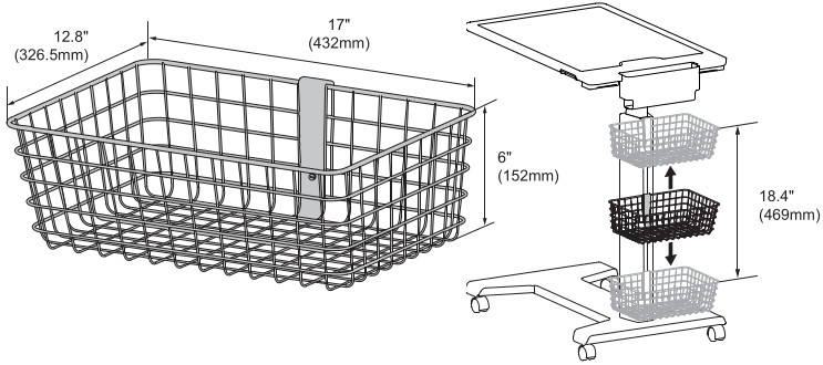 large wire basket