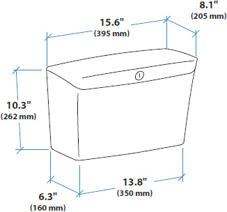 Technical Drawing for Ergotron 97-740 StyleView Storage Bin